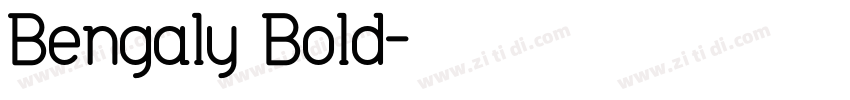 Bengaly Bold字体转换